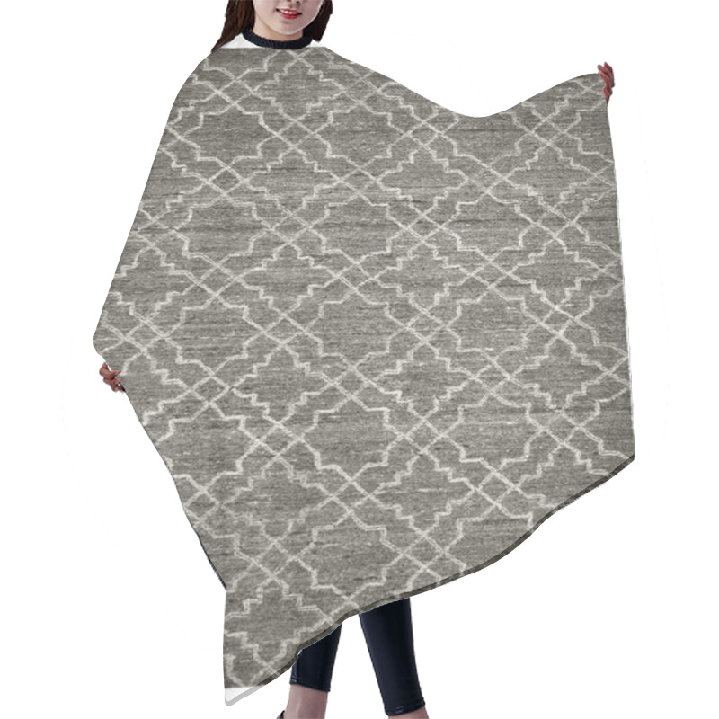 Personality  Carpet Bathmat And Rug Boho Style Ethnic Design Pattern With Distressed Woven Texture And Effect Hair Cutting Cape