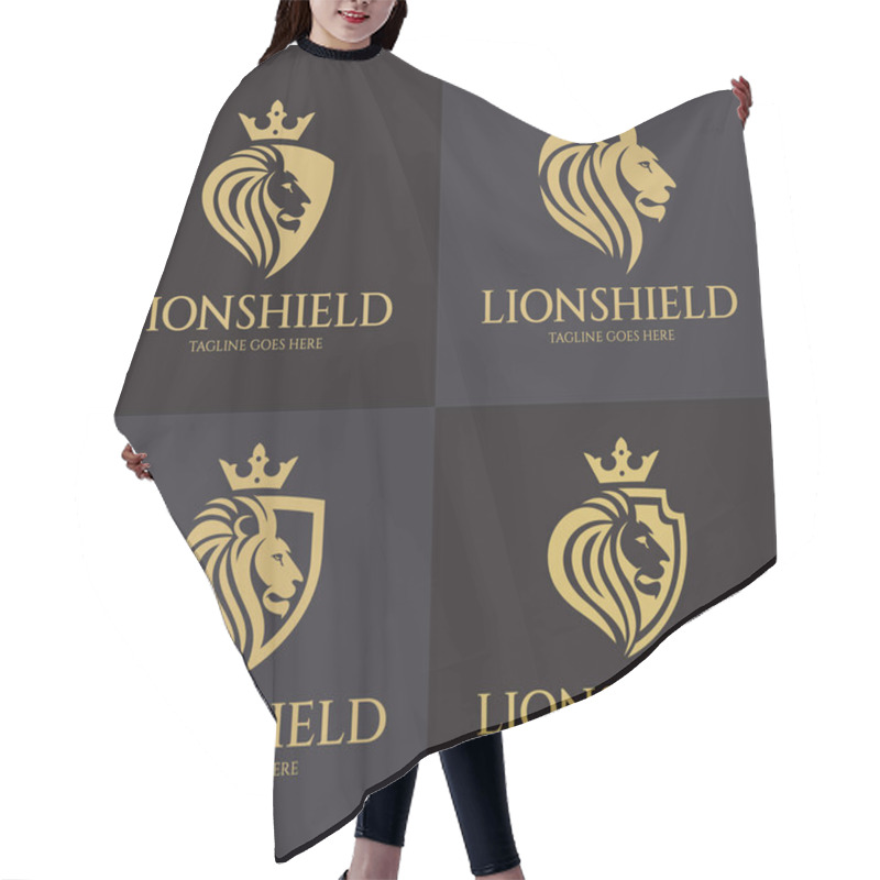 Personality  Lion Shield Hair Cutting Cape