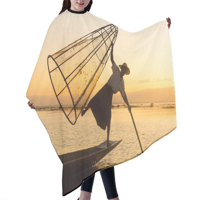 Personality  Birmania Fishermen Hair Cutting Cape