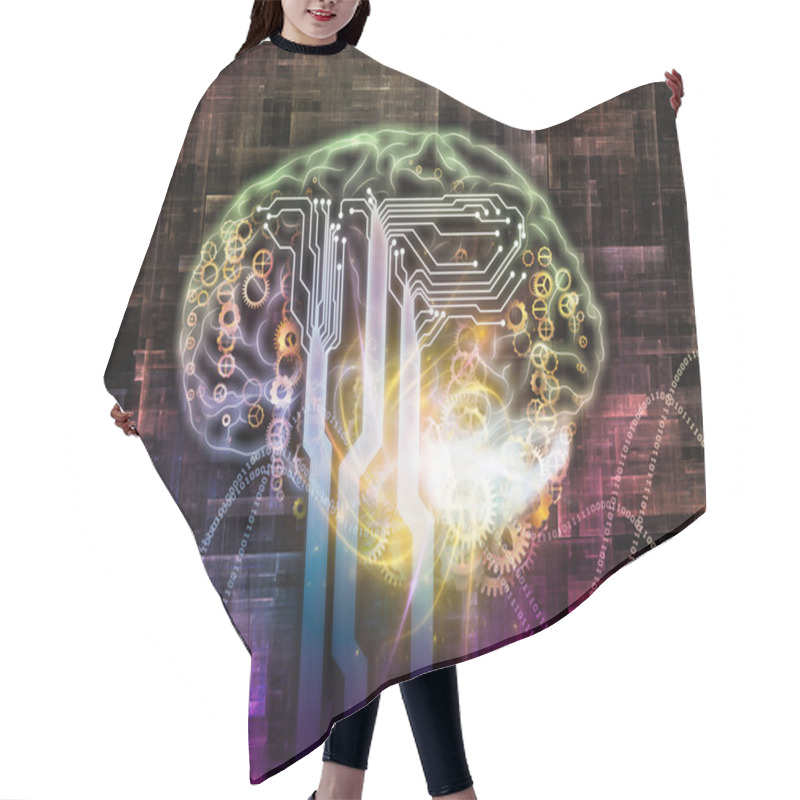 Personality  Brain Pathways Hair Cutting Cape