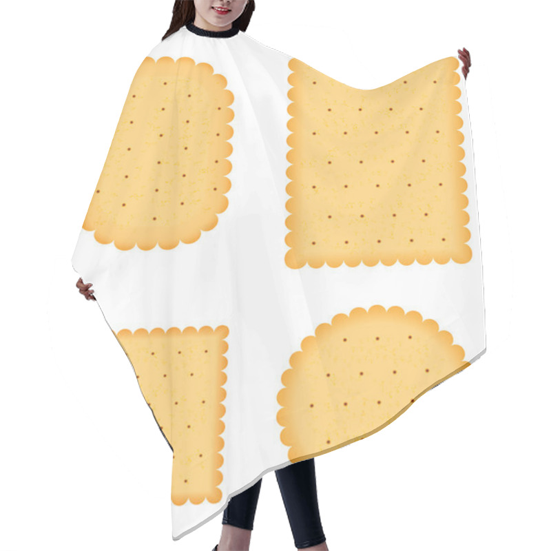 Personality  A Biscuit Vector Hair Cutting Cape