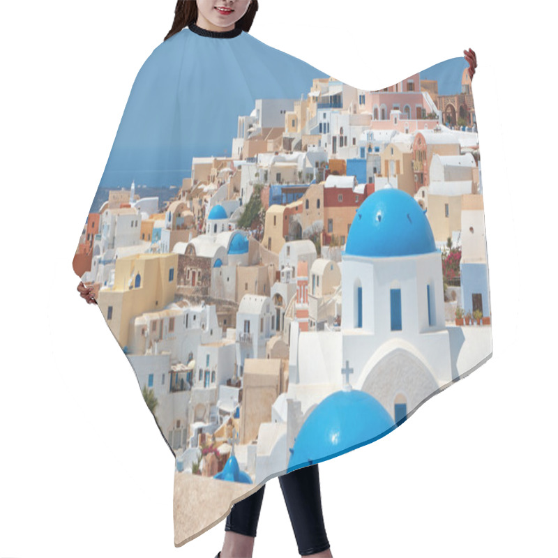 Personality  Santorini. Greece Hair Cutting Cape