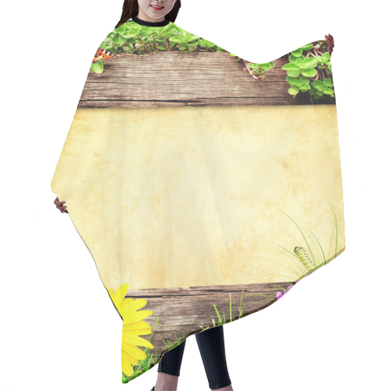 Personality  Summer Background Hair Cutting Cape