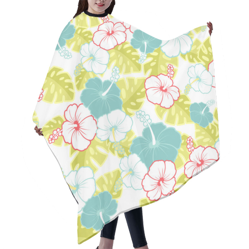 Personality  Hawaiian Seamless Pattern Hair Cutting Cape