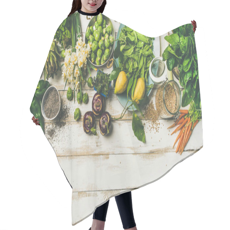 Personality  Spring Healthy Vegan Food  Hair Cutting Cape