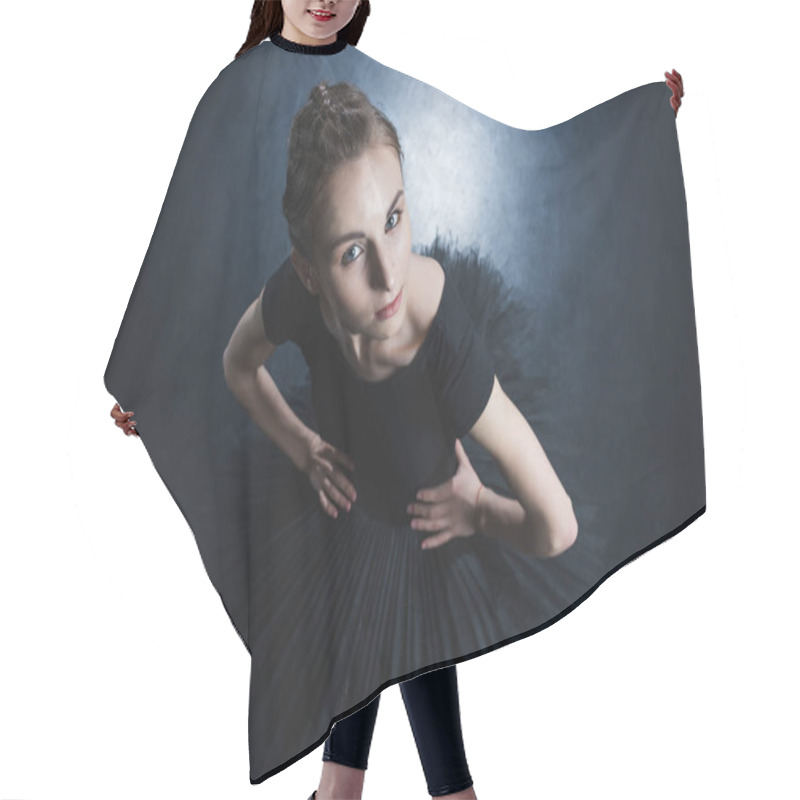 Personality  Ballerina In Black Tutu Hair Cutting Cape