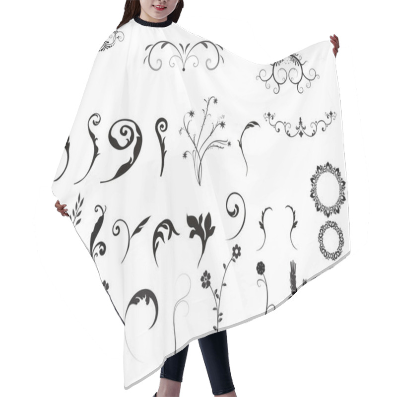 Personality  Floral Elements1 Hair Cutting Cape