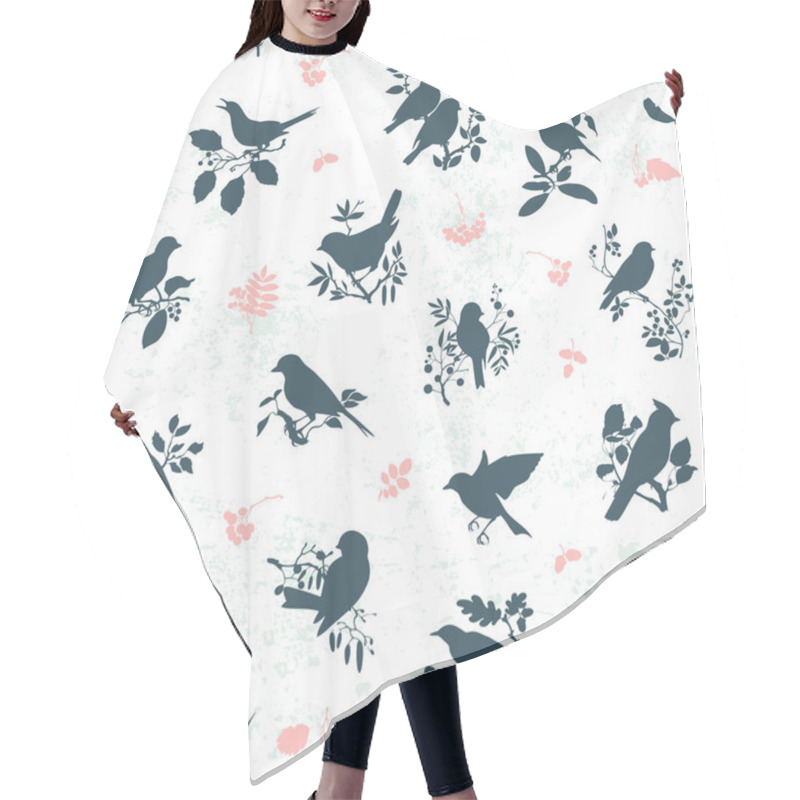 Personality  Songbirds Seamless Hair Cutting Cape