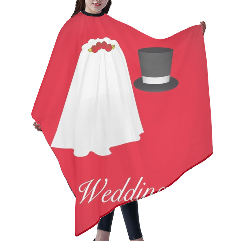 Personality  Wedding Card Hair Cutting Cape