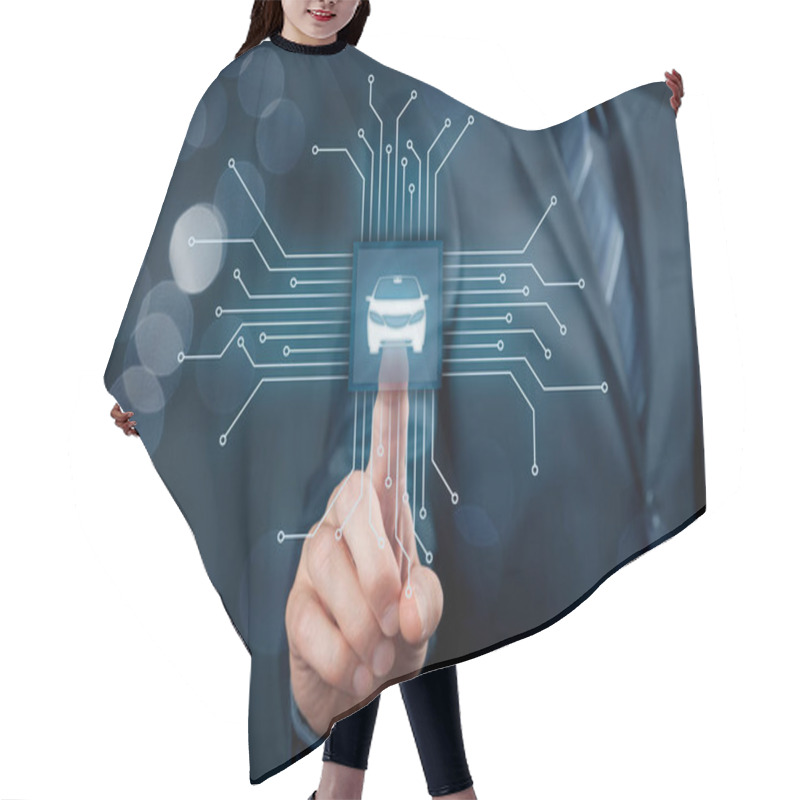 Personality  Smart Cars Concept Hair Cutting Cape