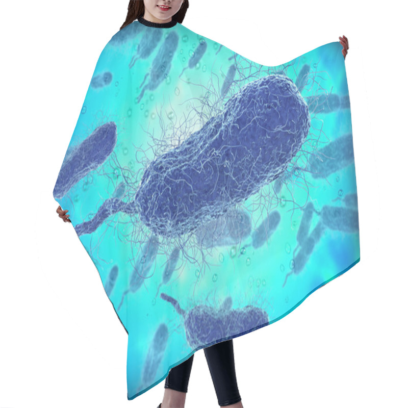 Personality  Microscopic View Of Vibrio Vulnificus Bacteria Hair Cutting Cape