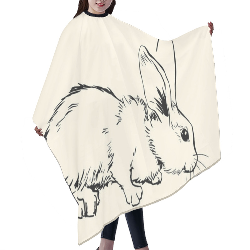 Personality  Rabbit02v Hair Cutting Cape