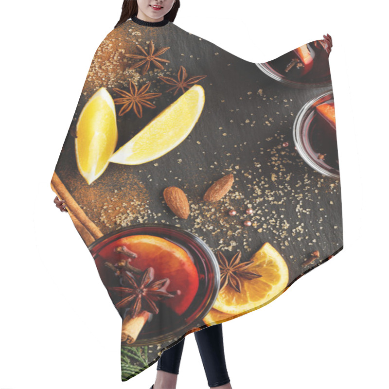 Personality  Mulled Wine Hair Cutting Cape