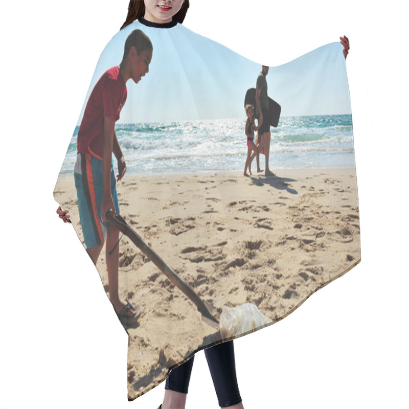 Personality  Israel Mediterranean Sea Coastline Hair Cutting Cape