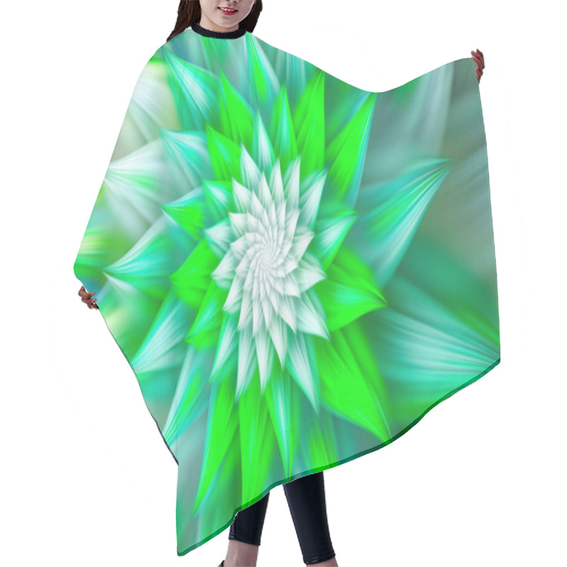 Personality  Beautiful Exotic Flower. Hair Cutting Cape