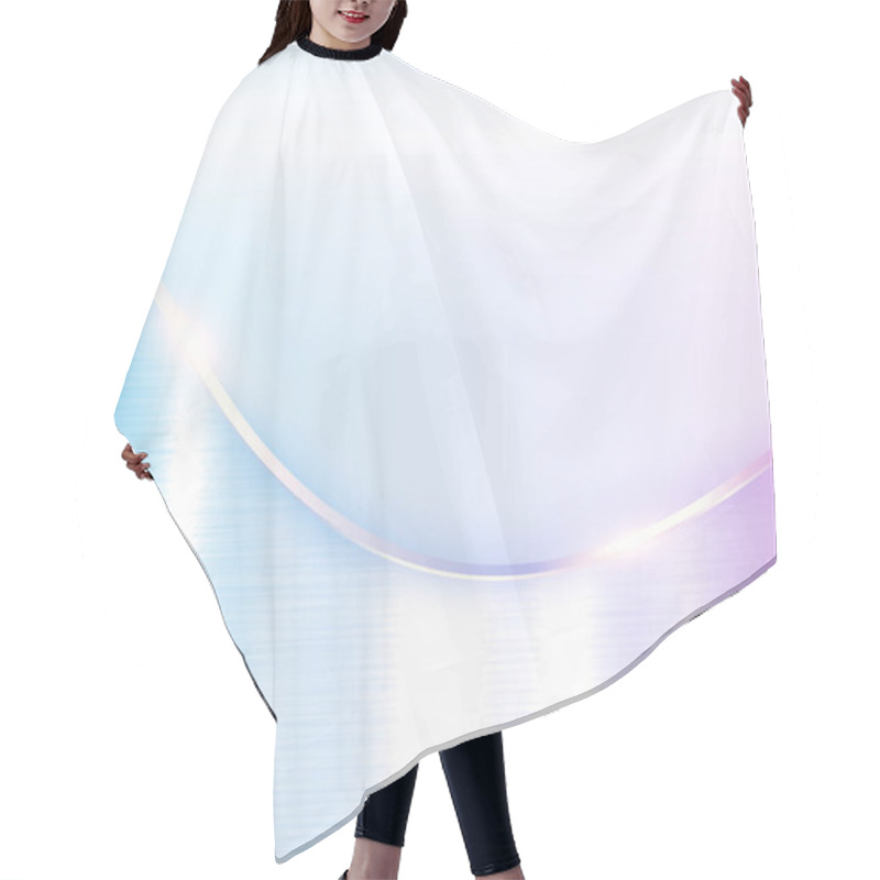 Personality  Background Pearl Metallic Hair Cutting Cape