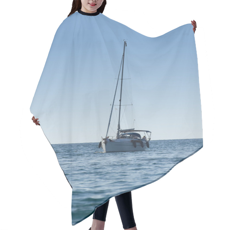 Personality  Sail Boat Hair Cutting Cape