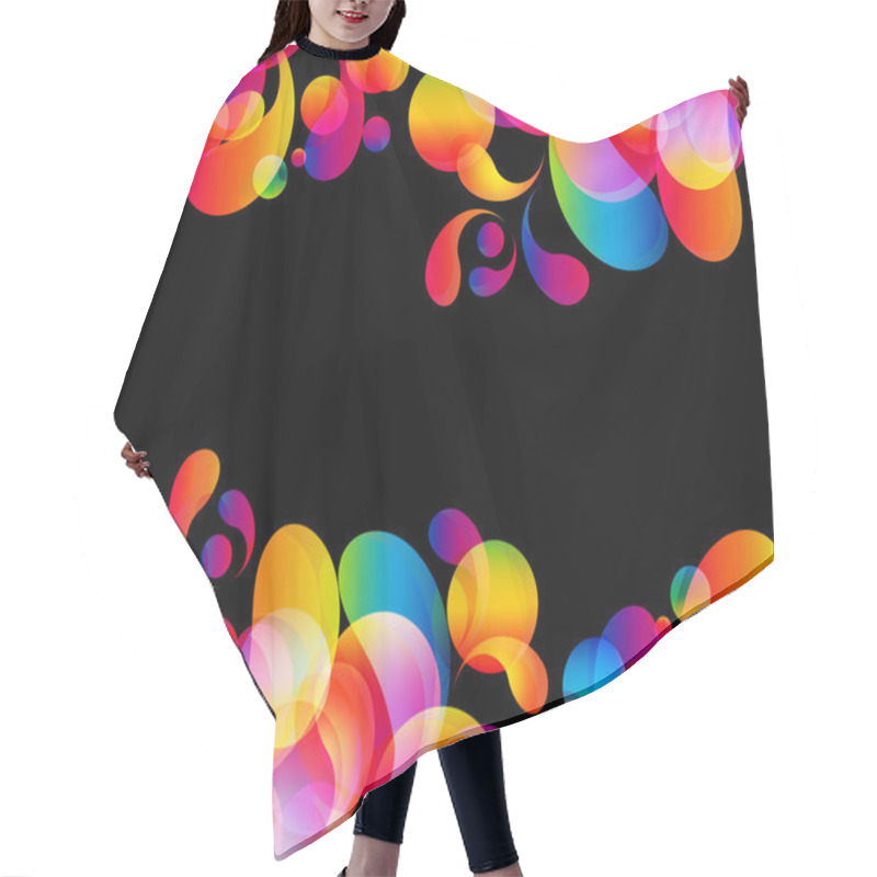 Personality  Card Background. Hair Cutting Cape