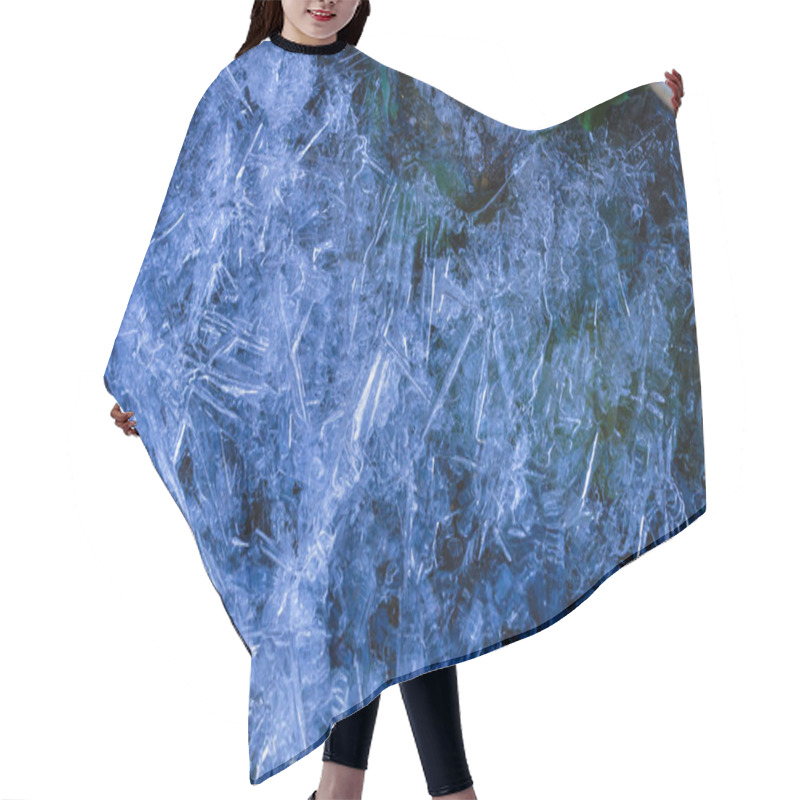 Personality  Ice Crystals Hair Cutting Cape