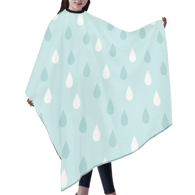 Personality  Rain Pattern Vector Hair Cutting Cape