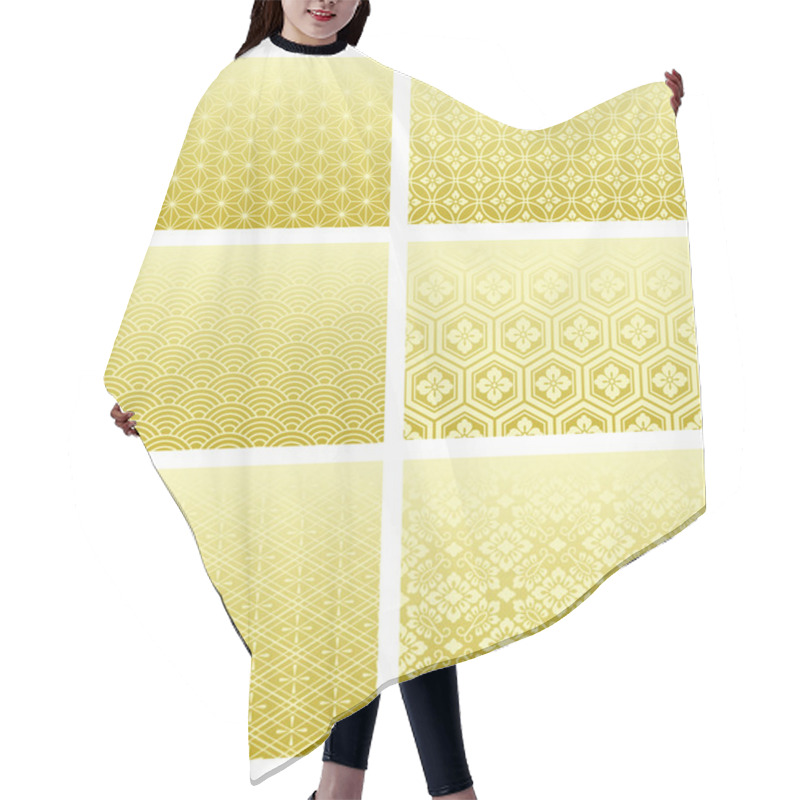 Personality  Japanese Traditional Patterns Hair Cutting Cape