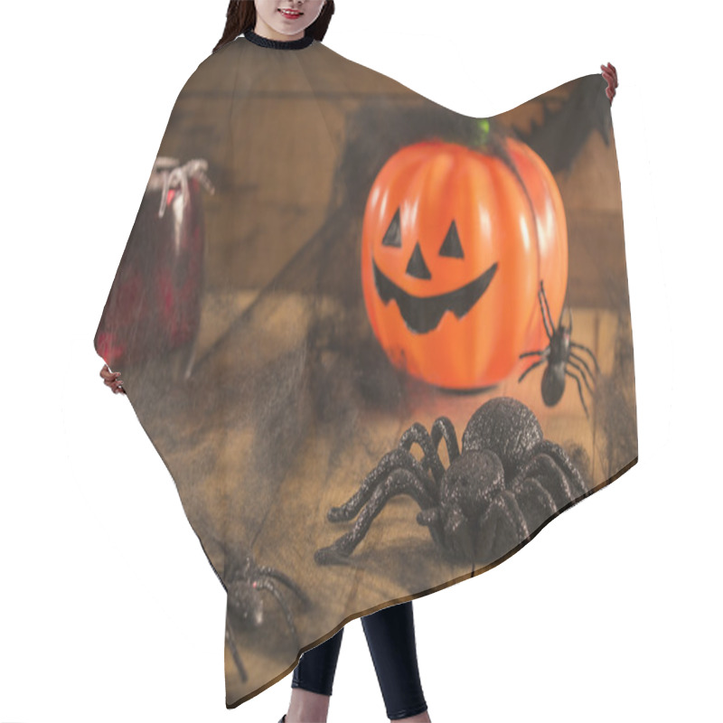 Personality  Halloween Hair Cutting Cape