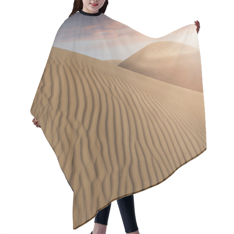 Personality  Desert Sand Dunes Hair Cutting Cape