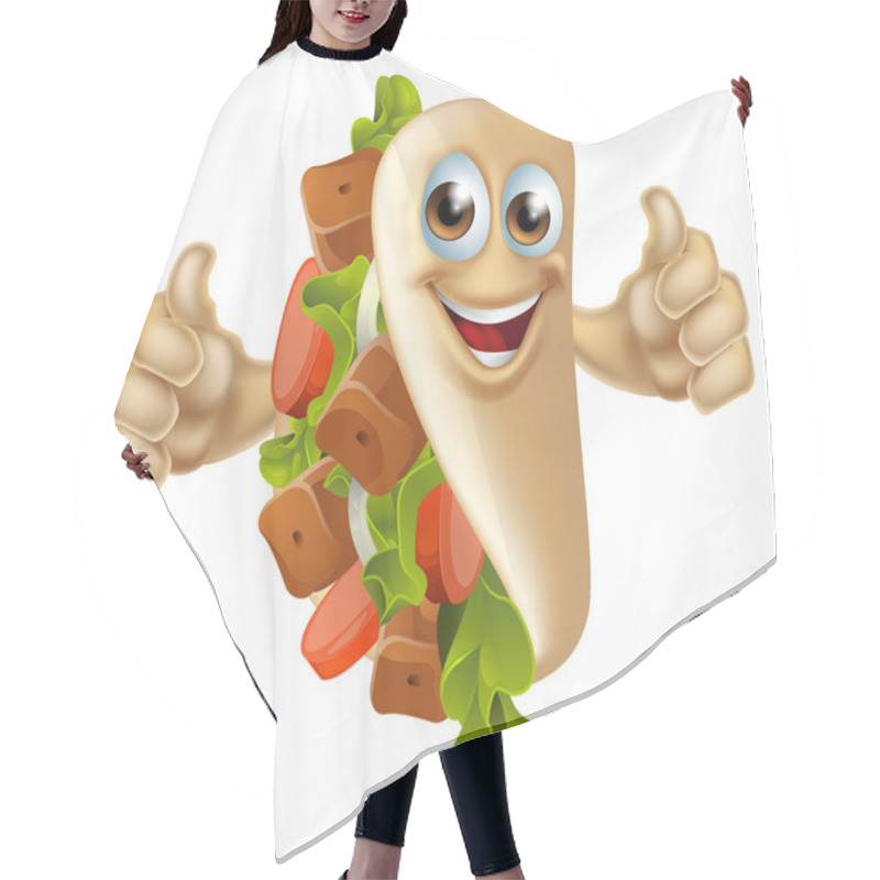 Personality  Kebab Mascot Character Hair Cutting Cape