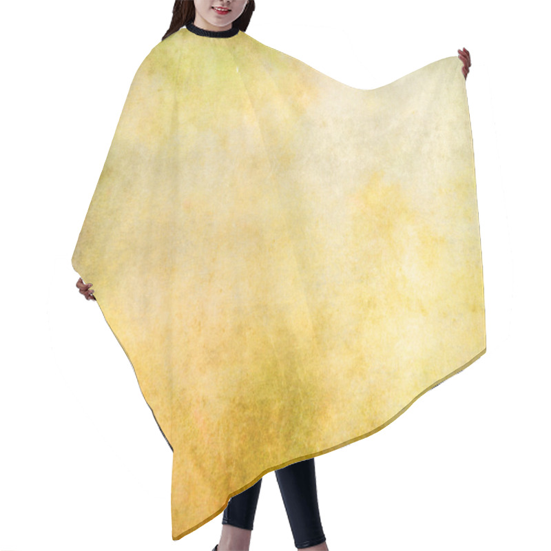 Personality  Yellow Grunge Abstract Texture For Background Hair Cutting Cape