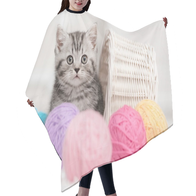 Personality  Cute Cat Hair Cutting Cape