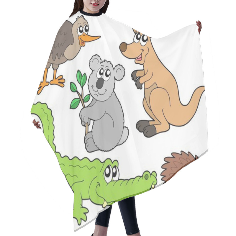 Personality  Australian Animals Collection Hair Cutting Cape