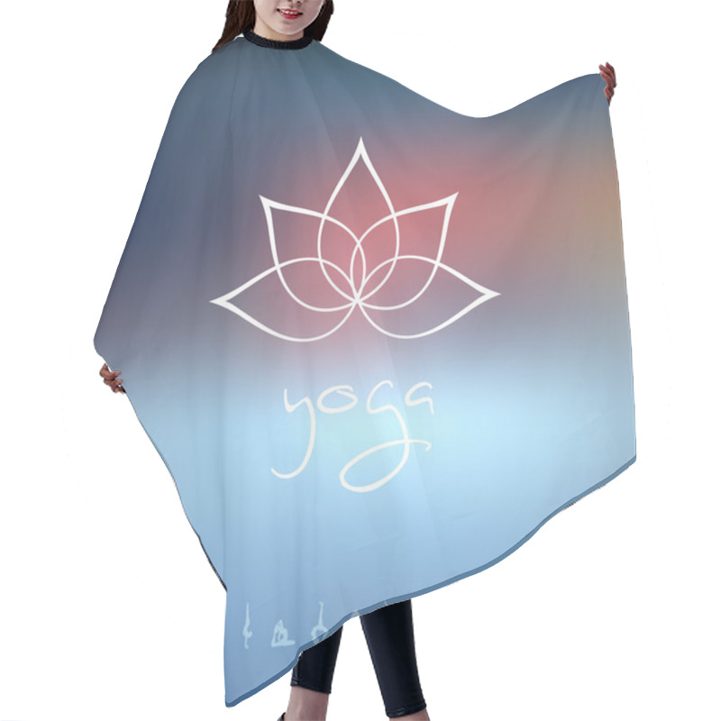 Personality  Logo For A Yoga Studio Hair Cutting Cape