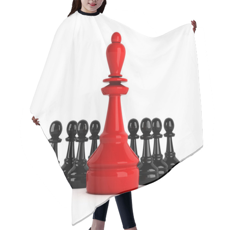 Personality  Leadership - Concept Illustration Hair Cutting Cape