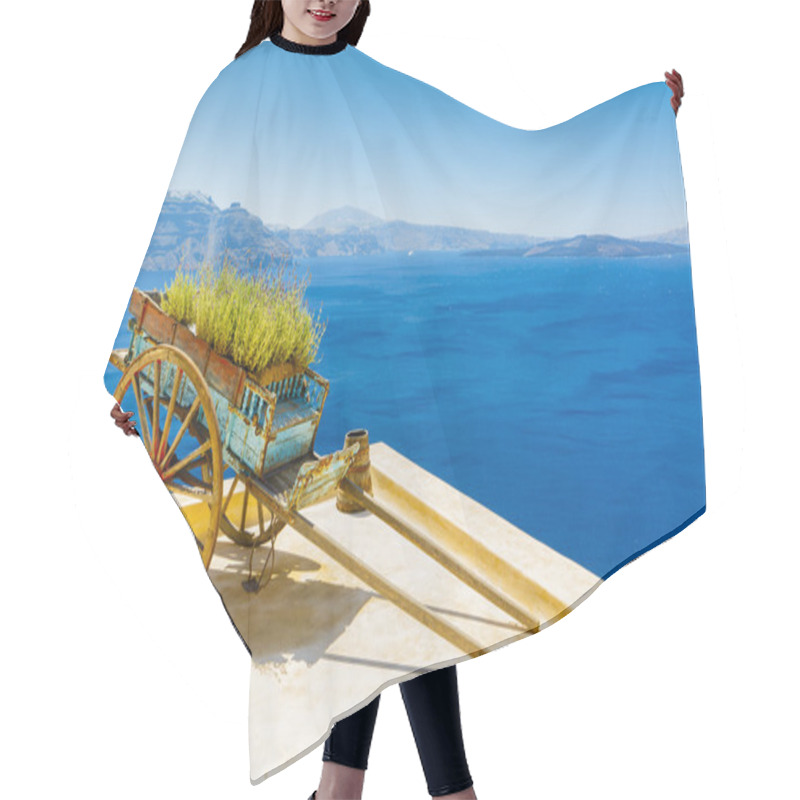 Personality  Oia Typical View Hair Cutting Cape