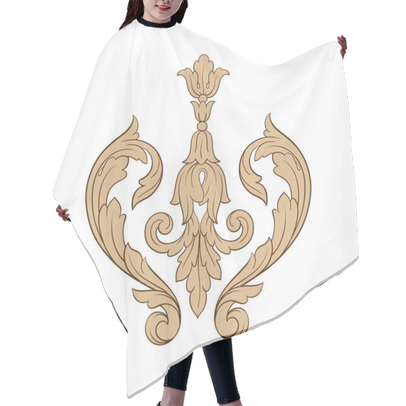 Personality  Classical Baroque Orament Hair Cutting Cape