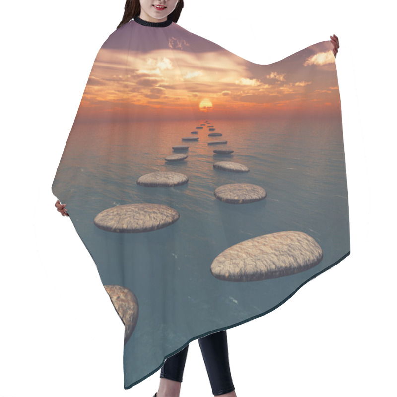 Personality  The Stones In The Water Hair Cutting Cape