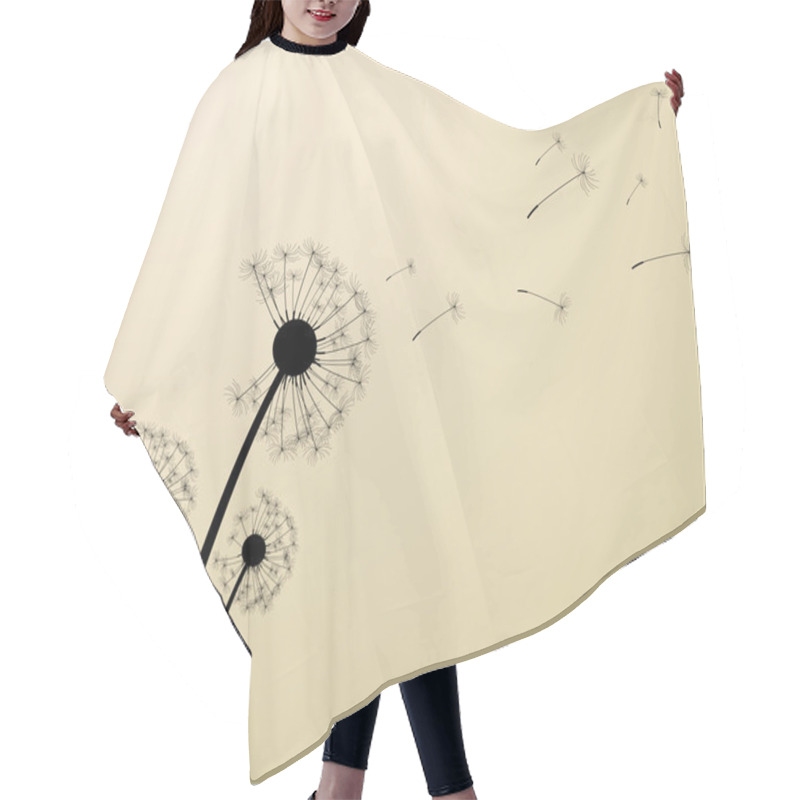 Personality  Dandelions. Hair Cutting Cape