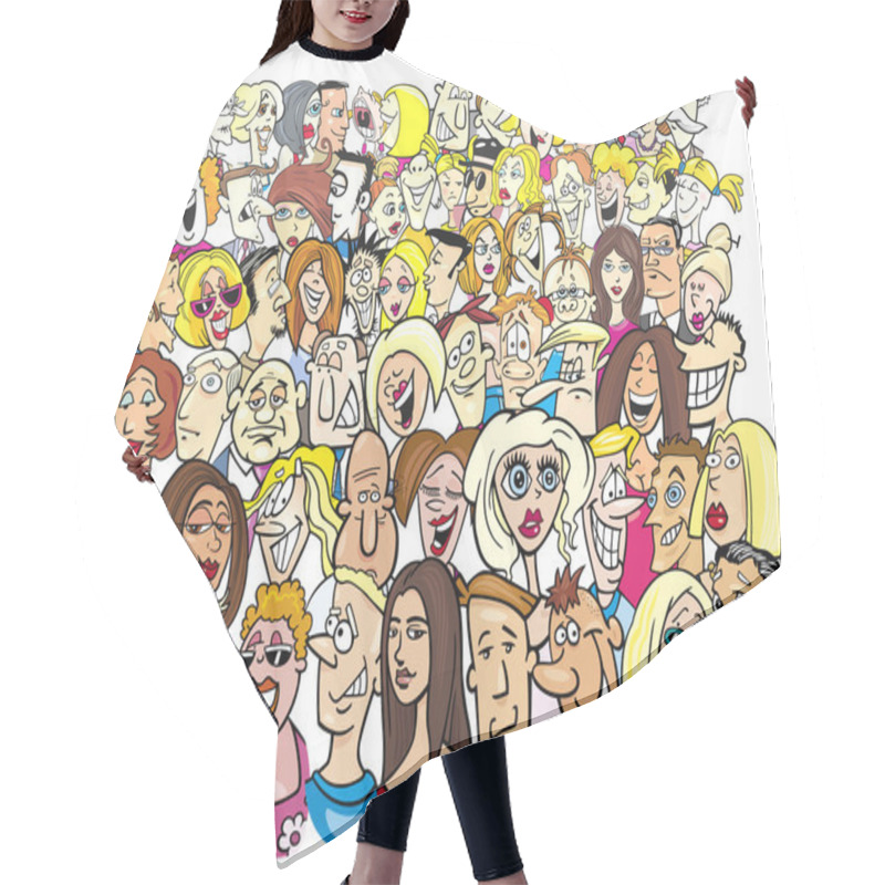 Personality  In The Crowd Hair Cutting Cape