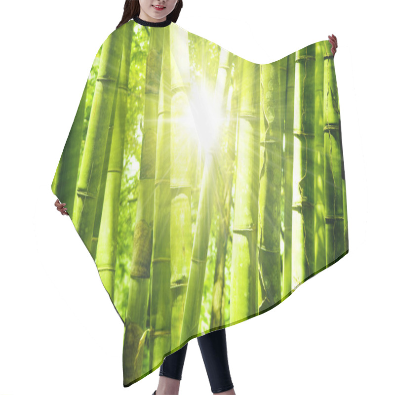 Personality  Bamboo Forest Hair Cutting Cape