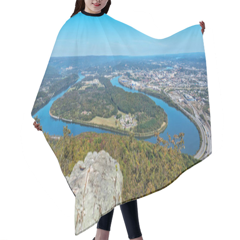 Personality  Overlook View Of Moccasin Bend, The Tennessee River And The City Hair Cutting Cape