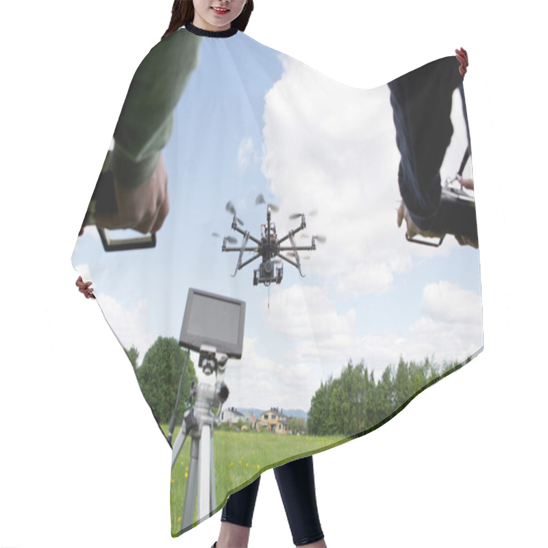 Personality  Drone Photography Hair Cutting Cape