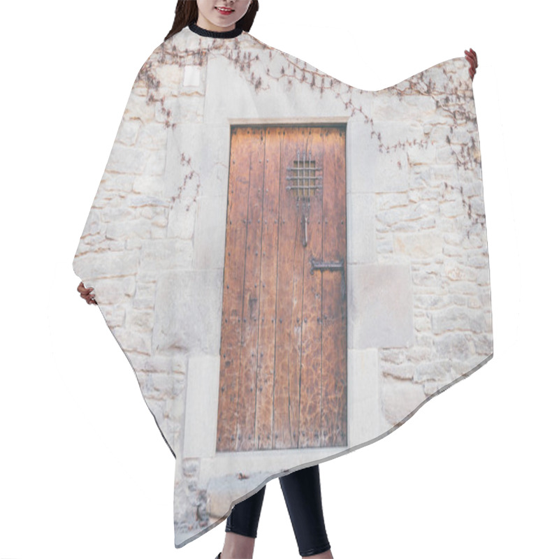 Personality  Antique Medieval Door In Spanish Town Hair Cutting Cape