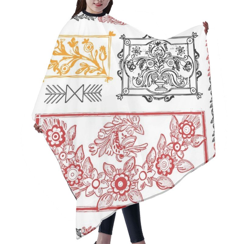 Personality  Traditional Motif Collection Hair Cutting Cape