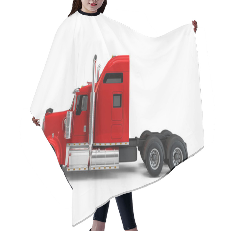 Personality  Red American Truck Hair Cutting Cape