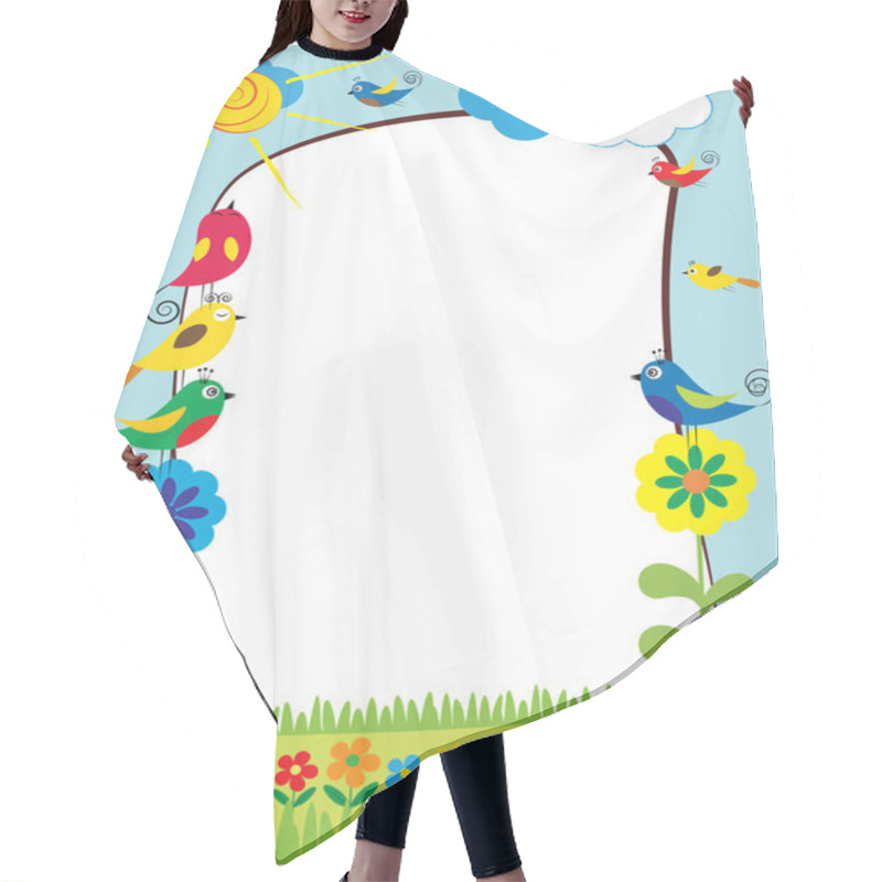 Personality  Kids Frame Hair Cutting Cape