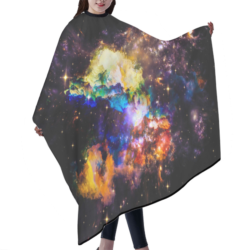 Personality  Beautiful Nebula Hair Cutting Cape