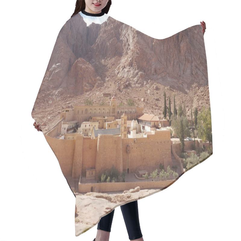 Personality  Saint Catherines Monastery, Officially Sacred Monastery Of God-Trodden Mount Sinai In Egypt Hair Cutting Cape