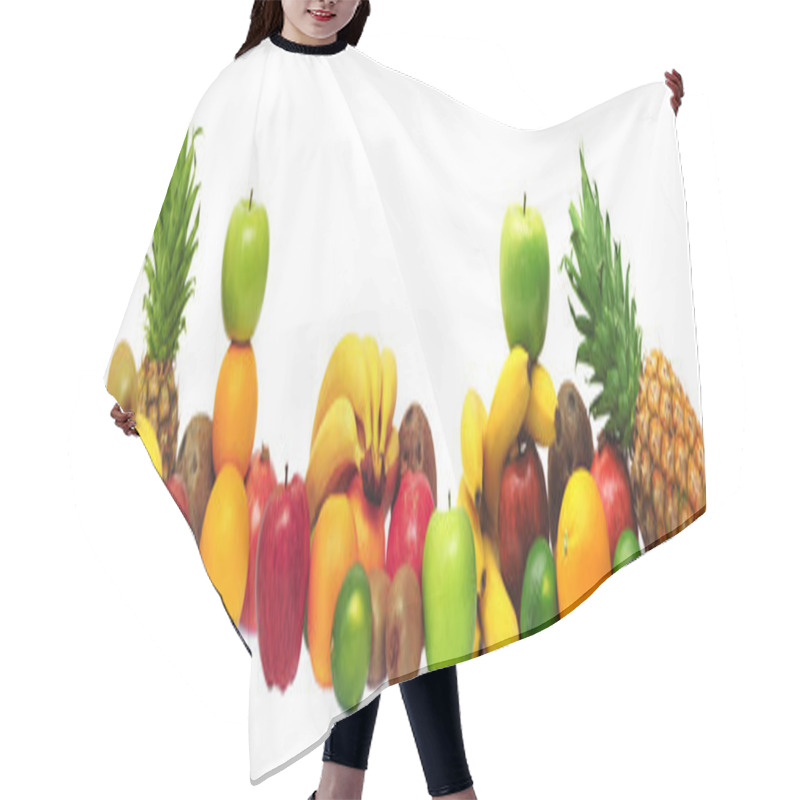 Personality  Group Of Fresh Fruits Hair Cutting Cape