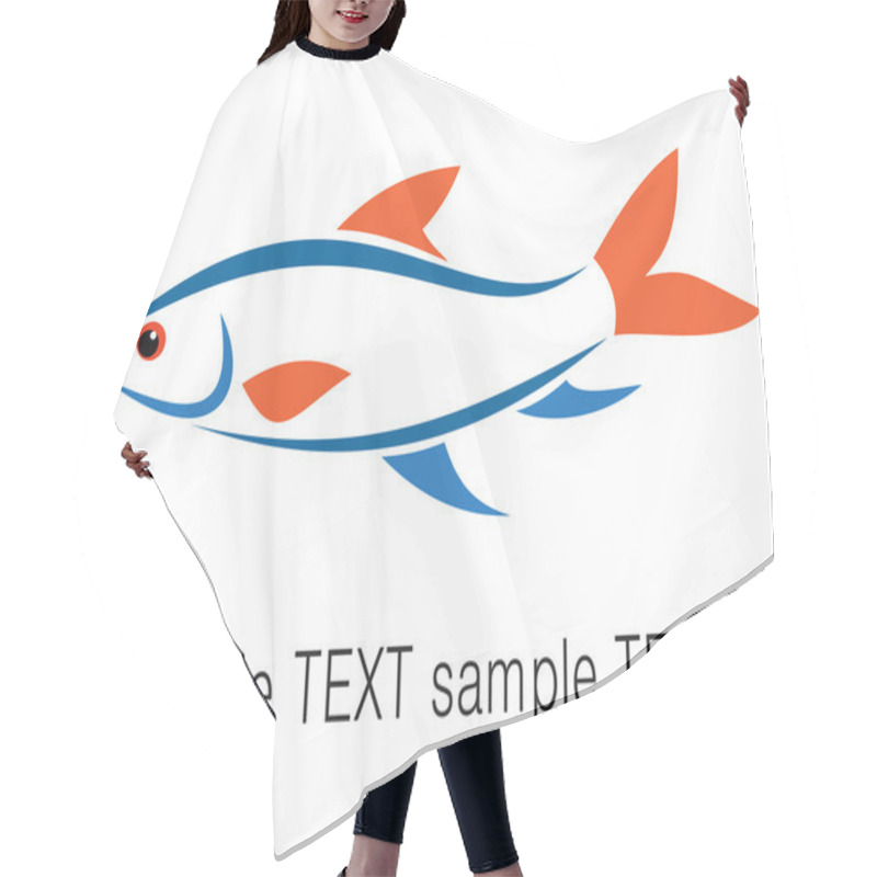 Personality  Fish Hair Cutting Cape