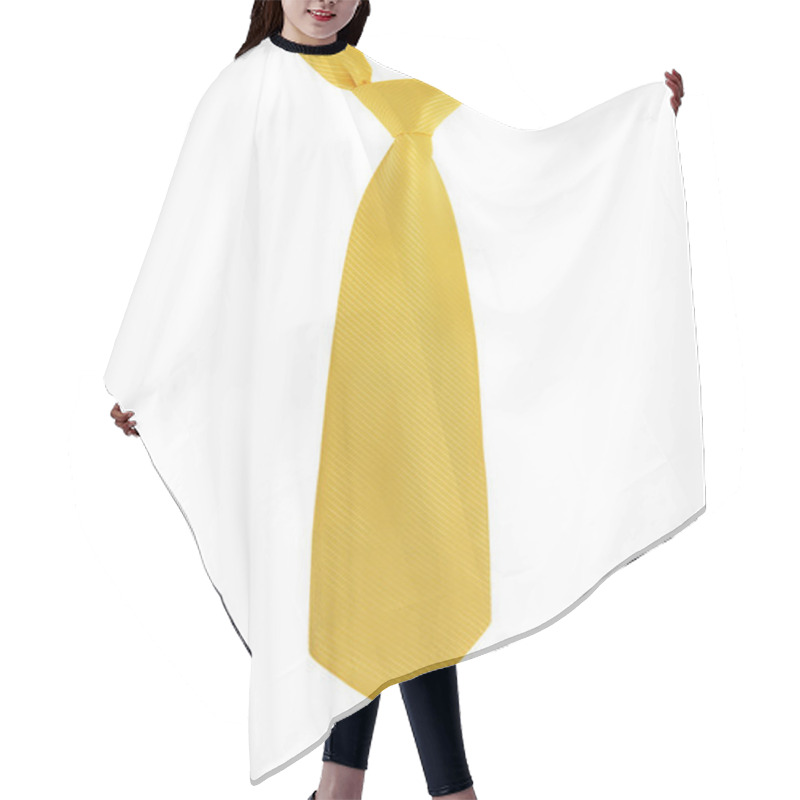 Personality  Yellow Tie Hair Cutting Cape